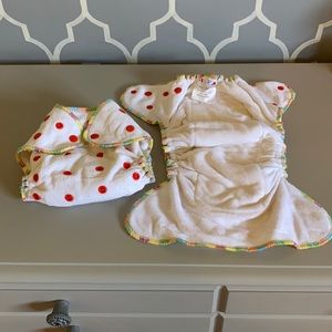 Bamboo snappy cloth diapers